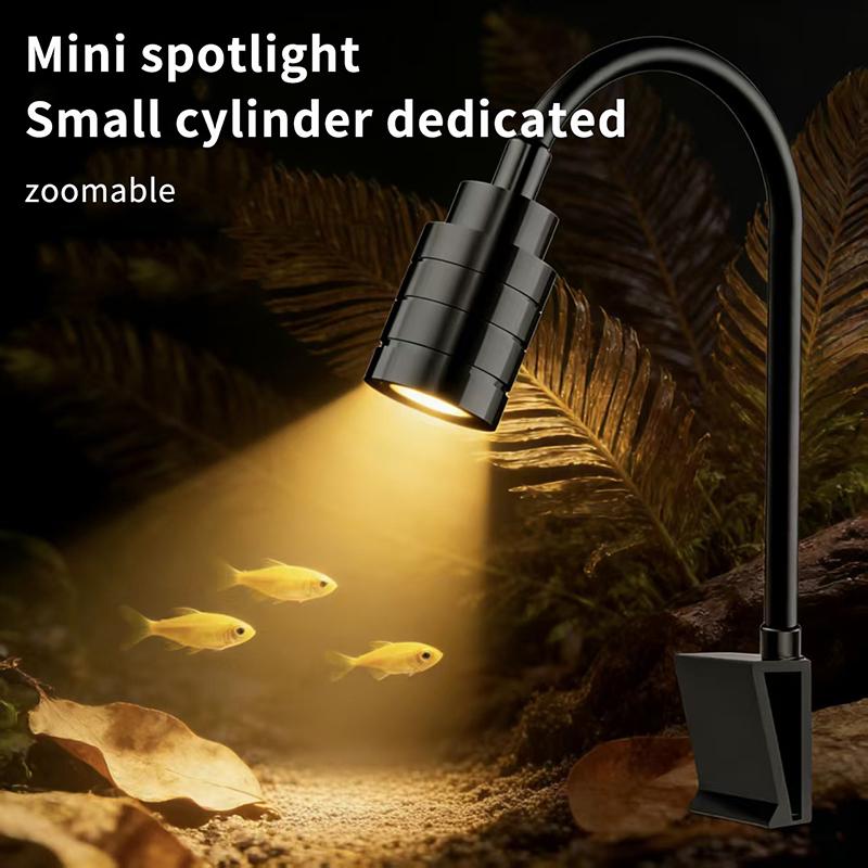 Aquarium Marine Lights - Projecteur d'aquarium sud-américain 3W, lampe LED