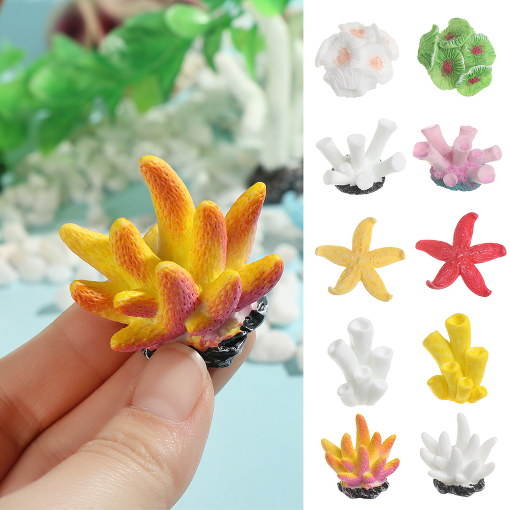 Reef Aquarium - Ornements en résine d'étoile de mer