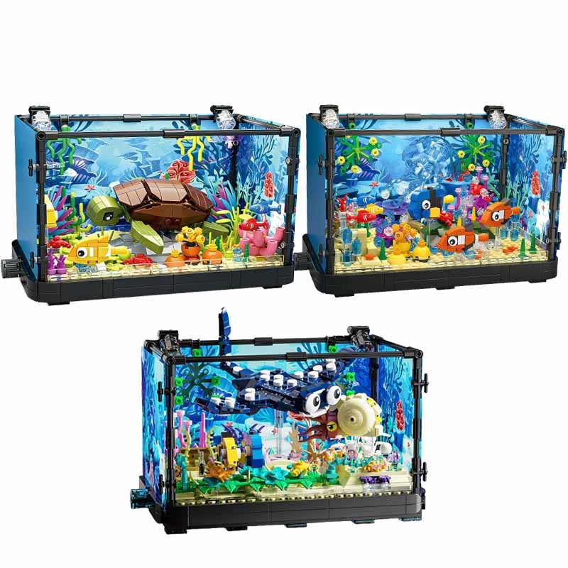 Marine Fish Tank - Ensemble de blocs de construction pour