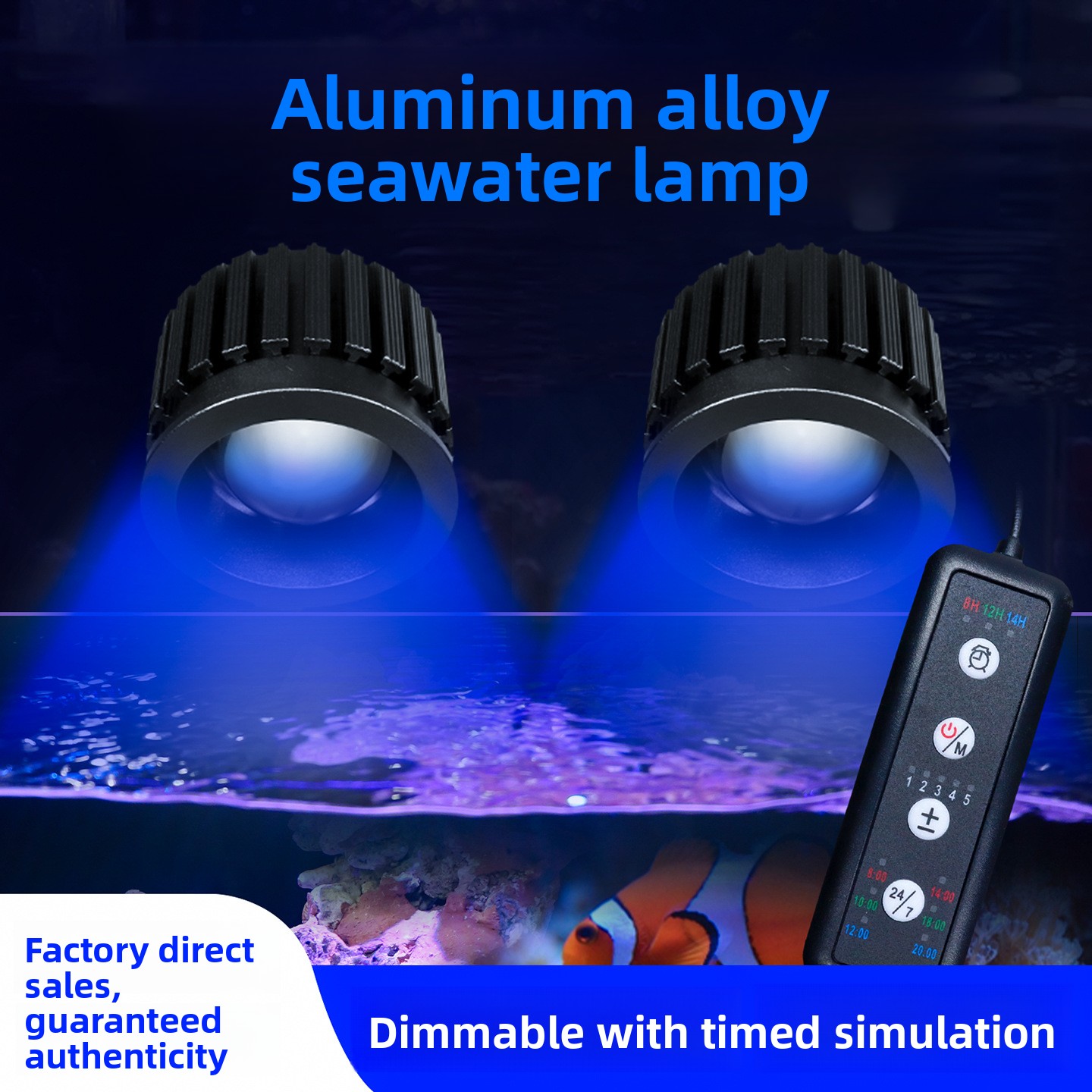 Reef Lighting - Lampe corallienne intelligente spectrale pour les
