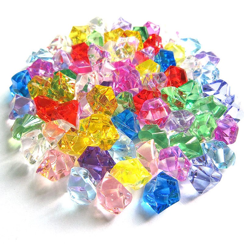 Marine Aquarium Cube - 100 pièces pierres acryliques cristal glaçons