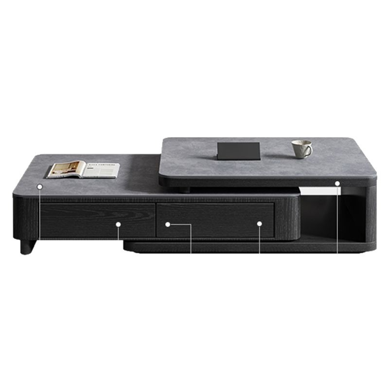 Live Rock - Table basse minimaliste en dalle de