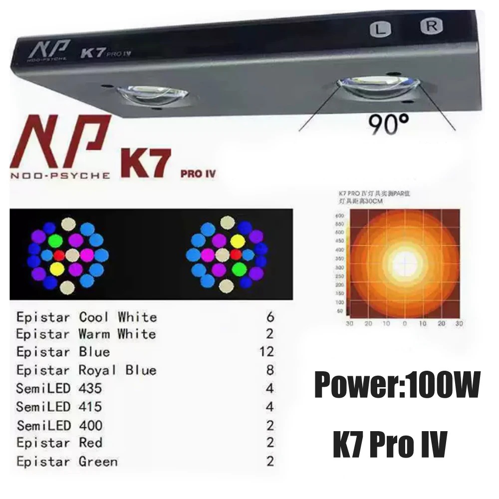 Saltwater Tank - Lampe LED pour aquarium d'eau salée