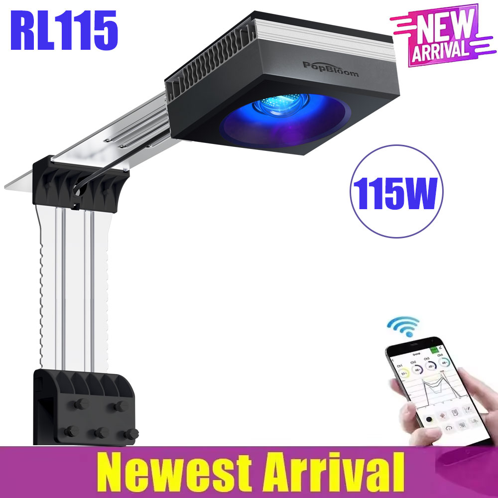 Reef Lighting - PopBloom WiFi Aquarium lumière LED RL60/RL90/RL115,
