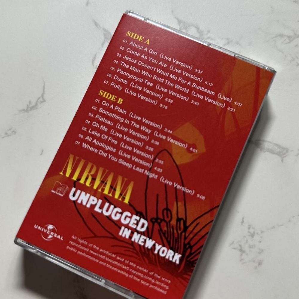 Cassette neuve scellée Nirvana - Live Rock avis et prix