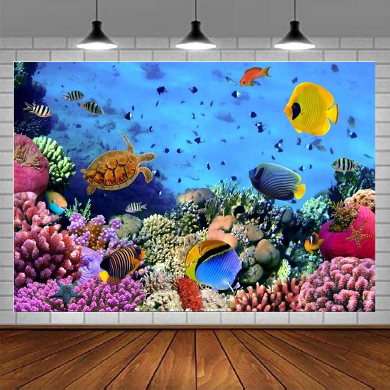 Toile de fond photographique s - Aquarium Marine World avis et prix