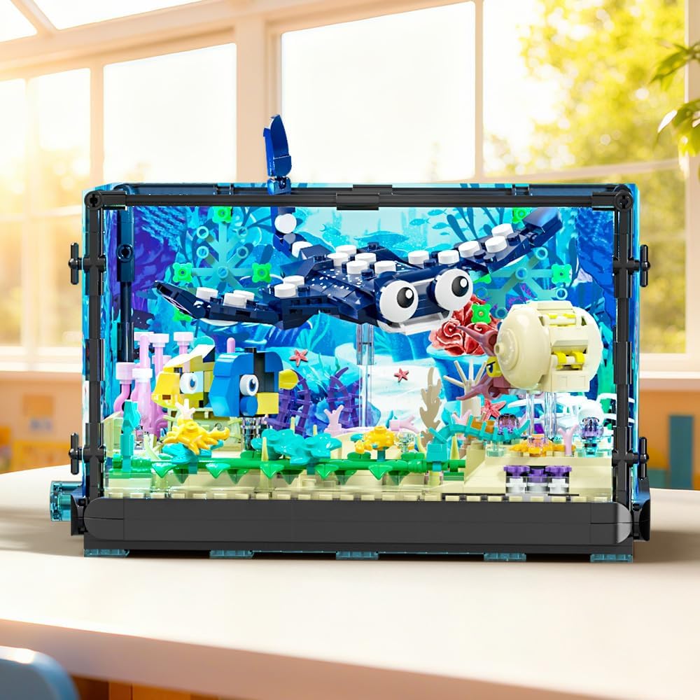 Ensemble de construction d'aqu - Marine Aquarium Cube avis et prix