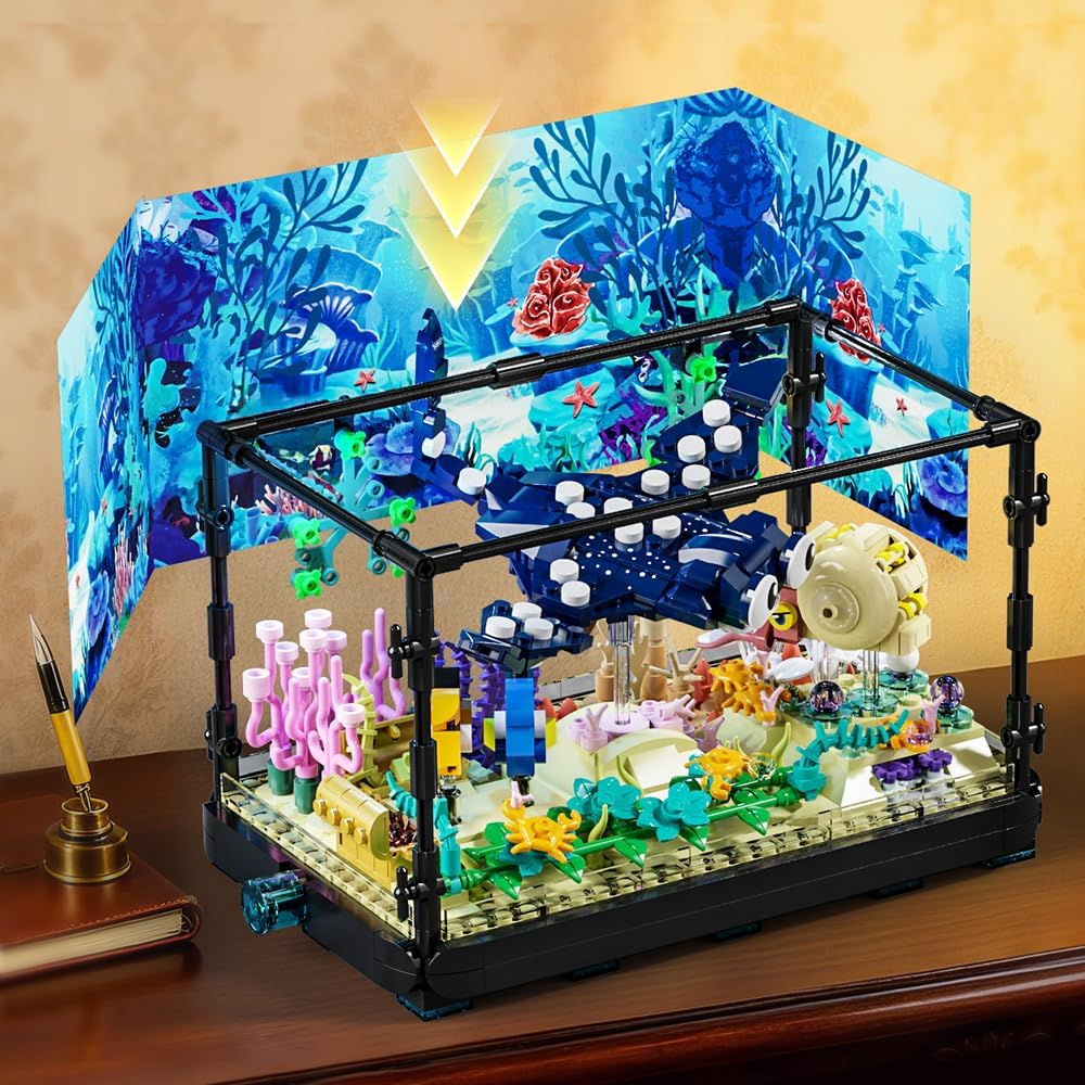 Ensemble de construction d'aqu - Marine Aquarium Cube avis et prix