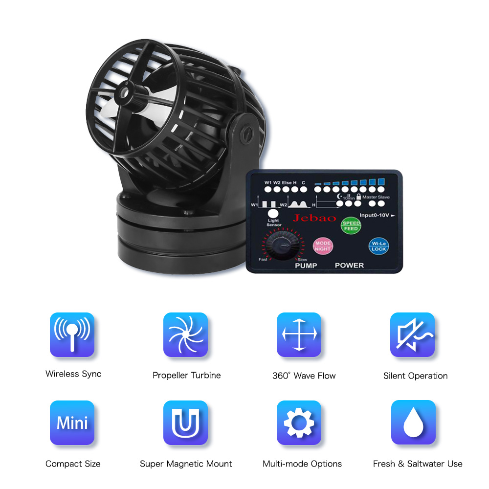 Pompe à vagues Jebao Jecod SW- - Reef Aquarium avis et prix