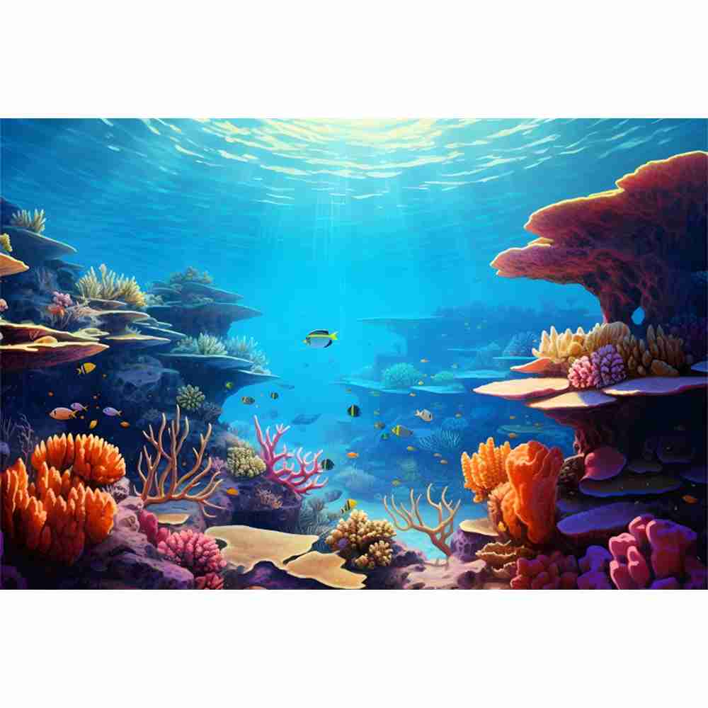 Monde sous-marin fond de mer p - Aquarium Marine World avis et prix