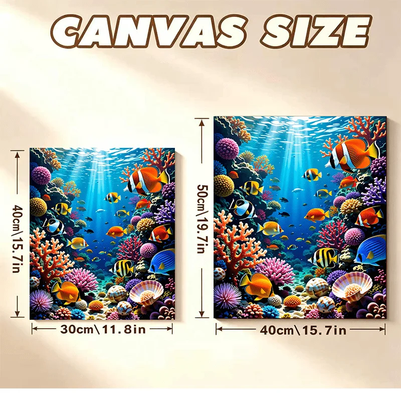 Kit de peinture par numéros po - Marine Coral avis et prix
