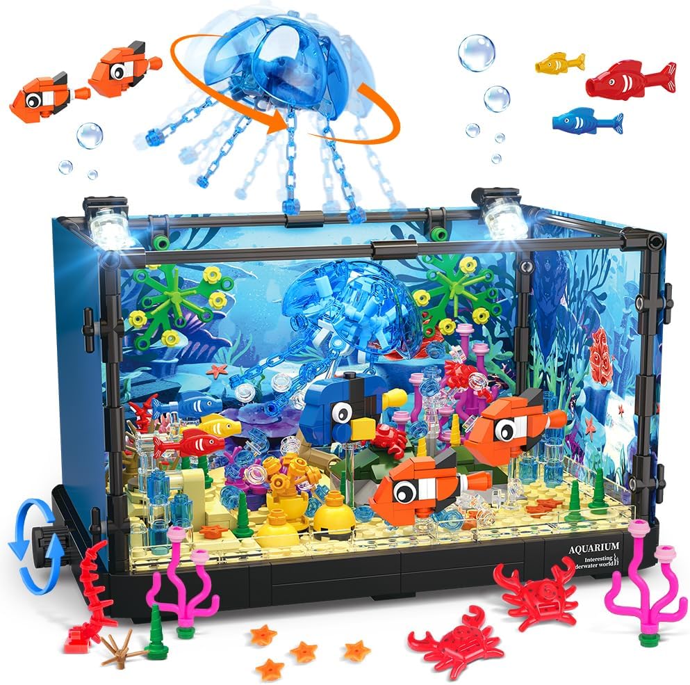 Ensemble de blocs d'aquarium a - Marine Aquarium Cube avis et prix