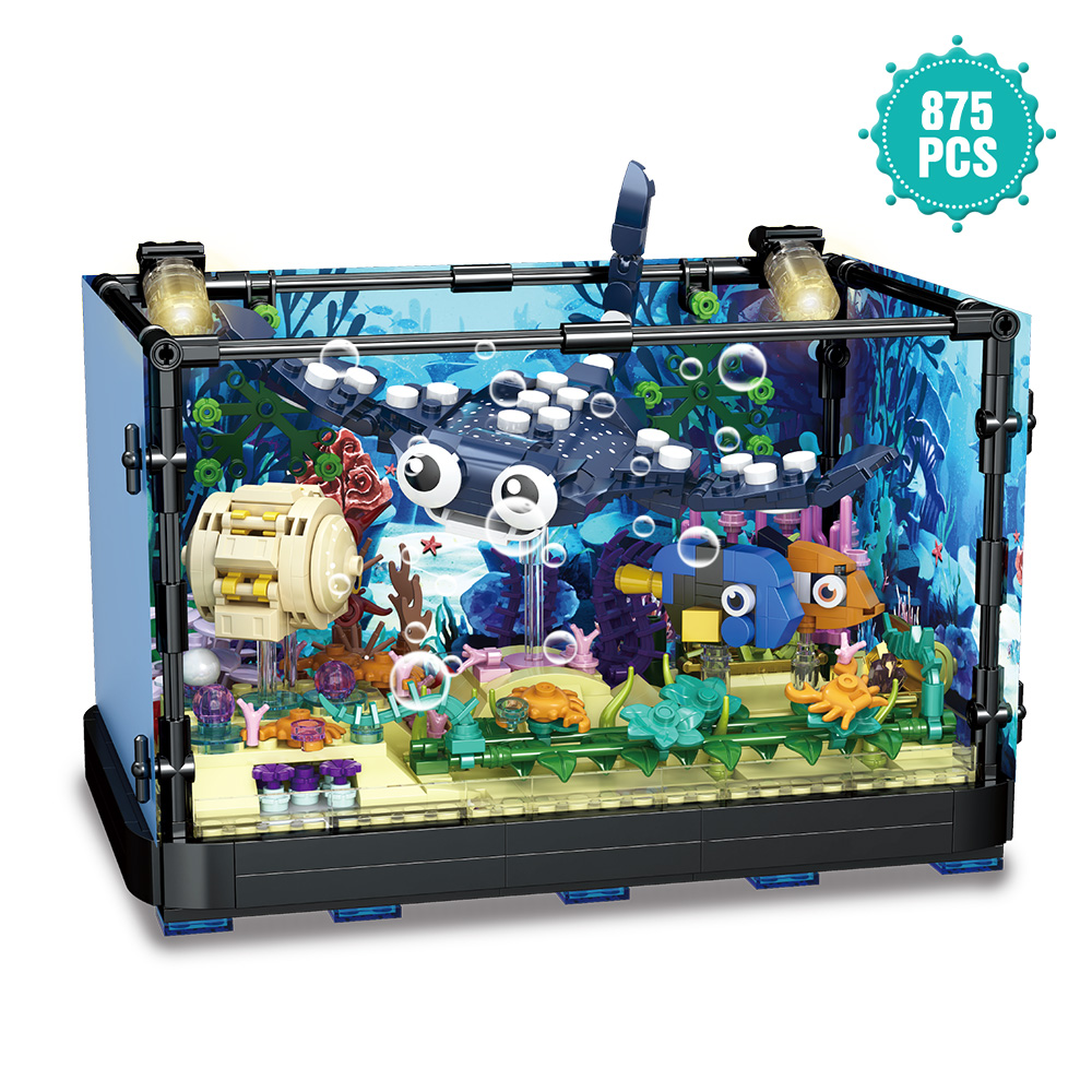 Ensemble de blocs d'aquarium a - Marine Aquarium Cube avis et prix